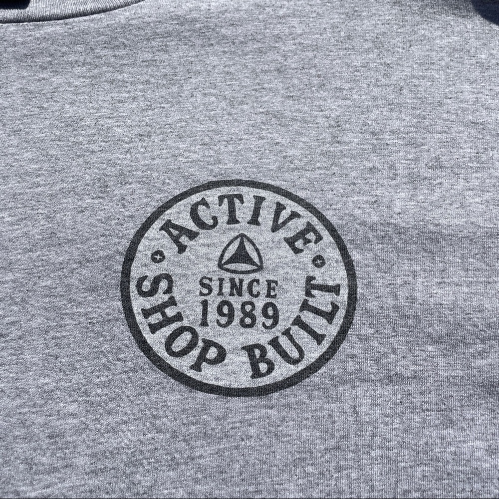 Gray Active Ride Shop T-Shirt - Picture 2 of 4